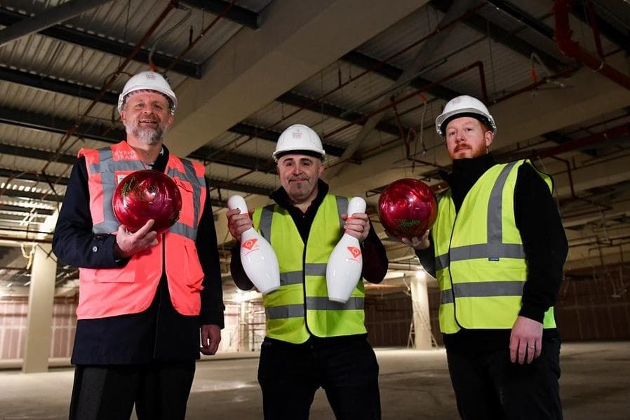 Fit-out underway at huge new Tenpin bowling and entertainment centre at ...