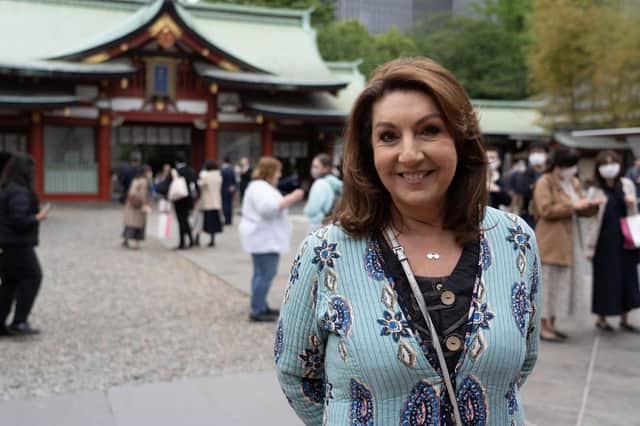 Jane McDonald: Lost in Japan continues on Channel 5 on Friday nights. Picture: Channel 5/Paramount.