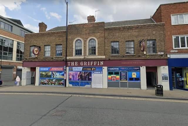 Price was kicked out of The Griffin in Wakefield.