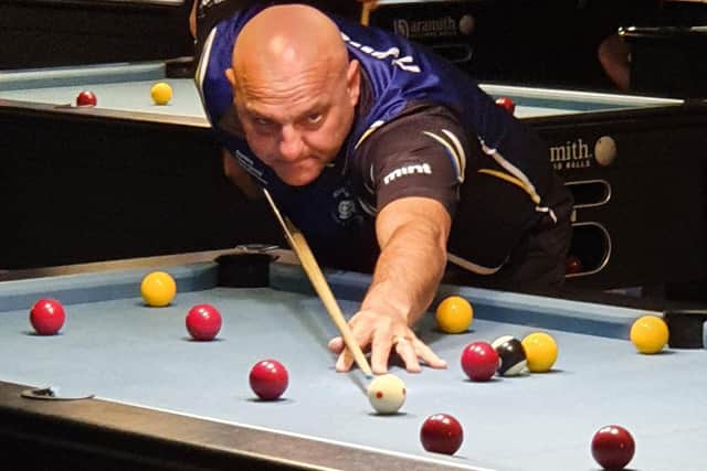 Ossett's recently crowned world champion pool player Andy Appleton.