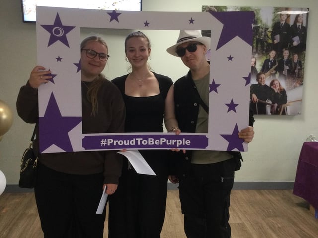 Ruby South after receiving her results today at Outwood Academy Hemsworth