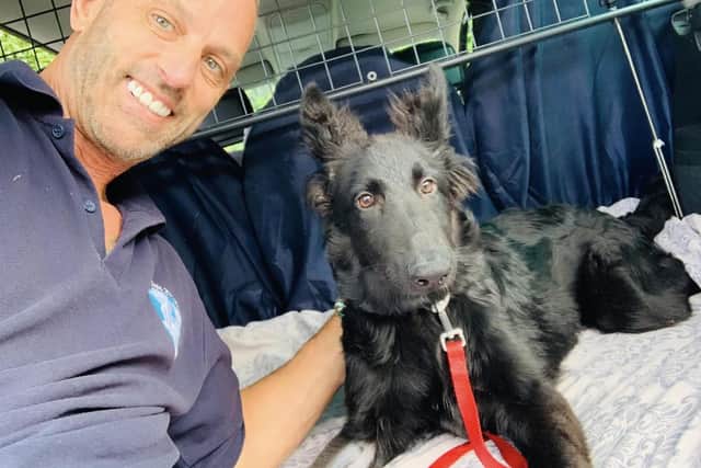Chris, who works as a pet taxi driver for Pets 2 Places, is up for an Animal Star Award after being nominated by his customers