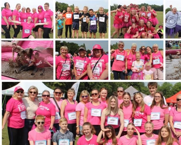 PEOPLE across Wakefield united against cancer on Sunday by taking part in a bumper day of Cancer Research UK Race for Life events at Thornes Park.  ALL PHOTOS: Nicki Embleton / CRUK