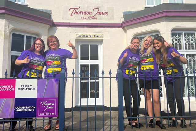 Thornton Jones Solicitors will undertake a 20 mile hike to raise money for the children's ward at Pinderfields Hospital.