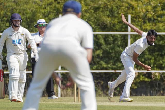 Muhammad Tariq took five wickets for East Ardsley to aid their relegation fight. Picture: Scott Merrylees