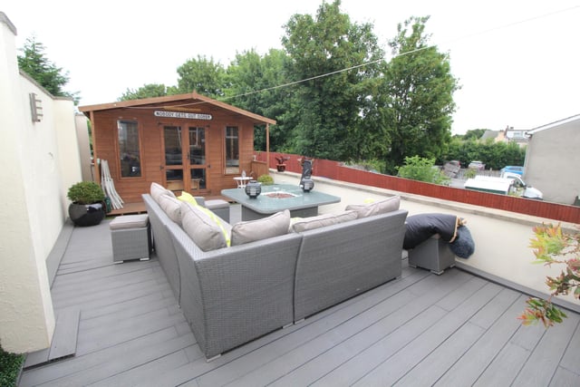Outdoor space to enjoy in the warmer months with friends and family.
