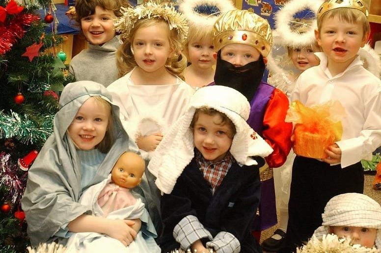 The Nativity at Cliff Pre School, Wakefield, in 2005.