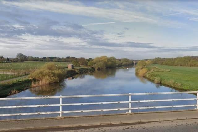 The River Calder at Methley Bridge. Picture by Google