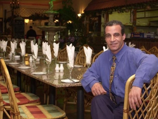Valentino Chic, owner of the Valentino restaurant, Leeds Road in Lofthouse Gate in 2001.