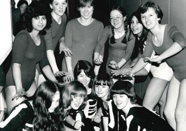 Freeston High School PE display, 1980. (Wakefield Library Collection)