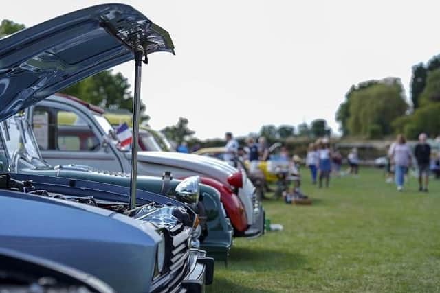 People were able to take a look around some stunning classic cars.
