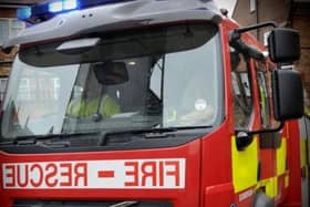Three fire crews from Normanton, Ossett, Pontefract are currently attending the large blaze in Normanton area, which broke out earlier today (Tuesday).