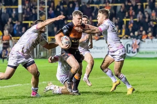 Adam Milner said it was a tough decision for him to leave Castleford Tigers, but his departure has freed up funds for the club to make a signing. Picture: Allan McKenzie/SWpix.com