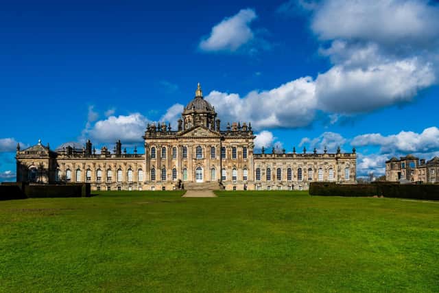 Castle Howard, near York, the grounds and house are open to the public