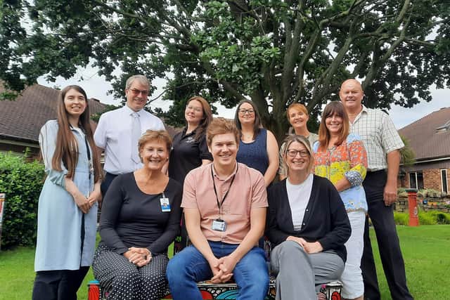 Wakefield Council’s deputy leader and portfolio holder for climate change Councillor Jack Hemingway visited Wakefield Hospice on Tuesday as the charity launched a new internal focus group aiming to tackle the climate crisis.