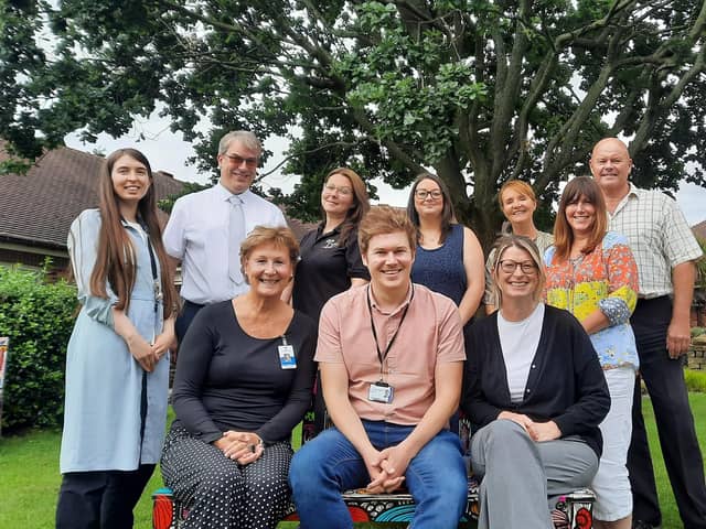 Wakefield Council’s deputy leader and portfolio holder for climate change Councillor Jack Hemingway visited Wakefield Hospice on Tuesday as the charity launched a new internal focus group aiming to tackle the climate crisis.