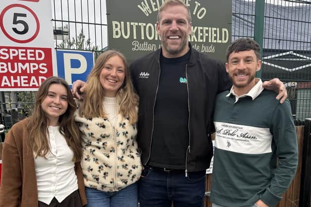 Shauna Haycock, Bryony Butler, James Haskell and Jordan Haycock.