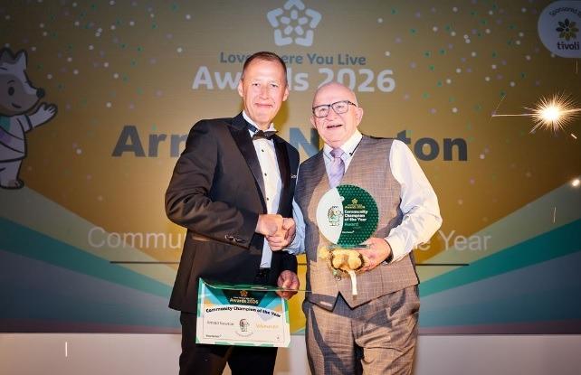 Community Champion of the Year Arnold Newton