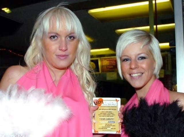 Rachael and Jodie promo girls from Lush Bar 2008.