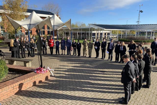 Duncan Roberts, Headteacher at Brigshaw High School, said:

“Our Remembrance Day ceremony was touching. Students showed great respect during the 2 minute of silence, and the tributes to our heroes were thoughtful. A meaningful and memorable event for our school community."