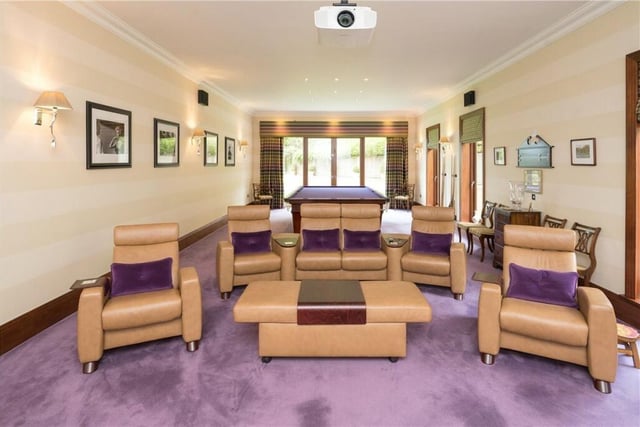 Unlike most, this home comes with its own cinema/snooker room - perfect for a chill day!