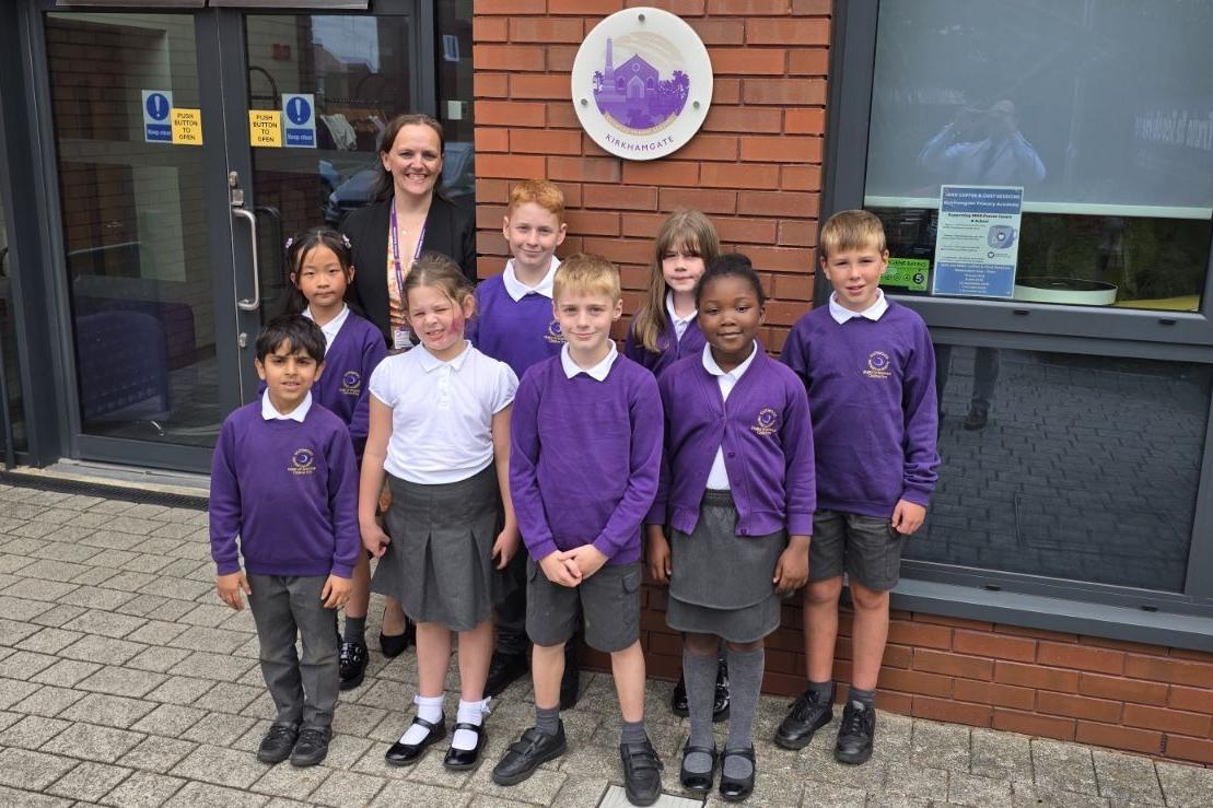 Kirkhamgate primary school celebrates record performance