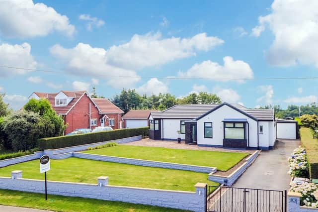 This bungalow with land in Long Thorpe Lane, Thorpe, Wakefield, is priced at £595,000
