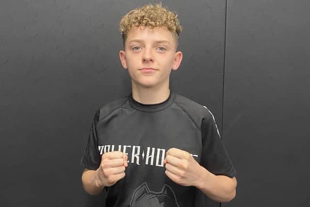 Horbury Academy youngster Joel Scholey who has represented England in MMA competition.