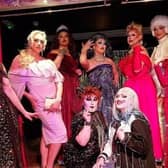 The Union Collective Showbar Queens who will be roasting on Saturday night - Top left to right. Divine von Kok, Domino, Ambrosia Custard, Ariel-51, Mrs Ophelia Later, Tay Tay, Drew-Ashlyn  - Bottom left to right: Madam Nikoal, Curiodyssey.