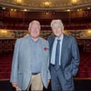Sir Rodney Walker with Sir Michael Parkinson. (Photo Ant Robling)