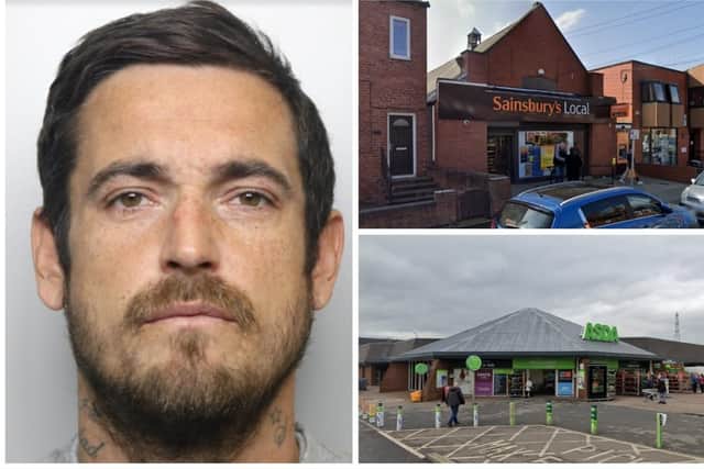 Timothy Norman Newall must not enter Boots, Kirkgate, Wakefield; Sainsburys, Ings Road, Wakefield; Asda, Asdale Road, Wakefield and Sainsburys, Smawthorne Lane, Castleford as part of the order.