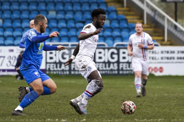 Wakefield AFC in action two seasons ago when they previously played at Featherstone Rovers' ground. Picture: Scott Merrylees