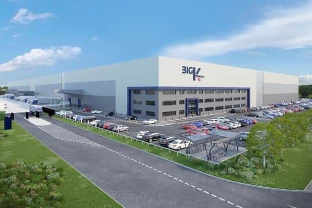 The 'big K': An artist's impression of what the former Kellingley colliery site could look like when work is complete.
