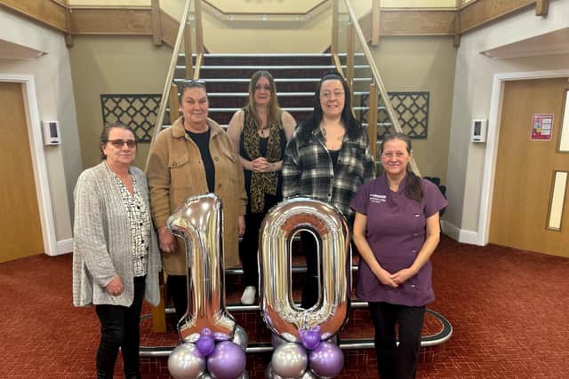 The staff at Newfield Lodge have been celebrating the 10 years of service of some staff and the hard work they have done