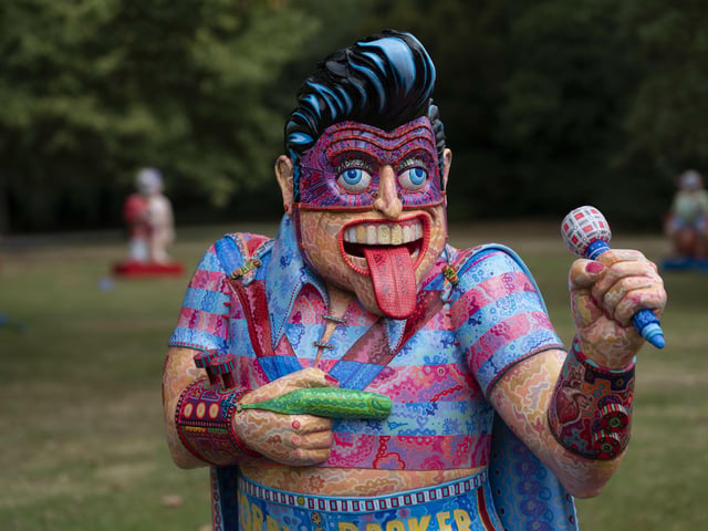 Jason Wilsher-Mills, The Corby Rocker, 2017. (Picture: Jonty Wilde courtesy of Yorkshire Sculpture Park)