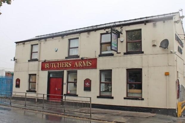 The Butchers Arms on Stanley Road, Wakefield is on the market for £350,000. Rightmove describe it as: "Detached free house, open plan trade area, with pub games section, spacious owners accommodation, planning permission to extend to create dining area."