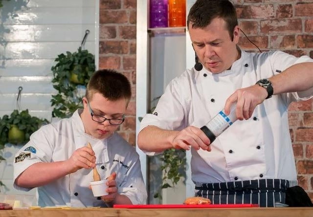 Ben & Ashley McCarthy put on a cooking demonstration in 2016.