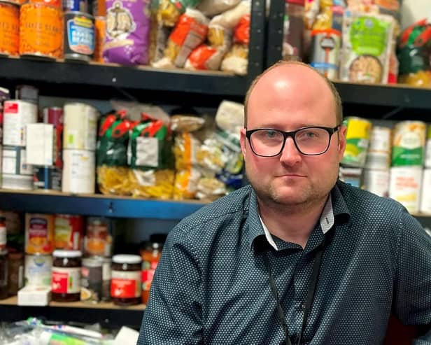 Andrew Carter decided to open up the food bank six years ago when he realised that some families in the local area needed some extra support.