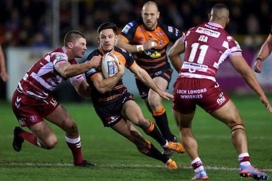Niall Evalds has been included in Castleford Tigers' 21-man squad for the big clash with Wakefield Trinity. Picture: John Clifton/SWpix.com