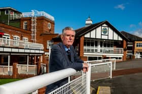 Pontefract Racecourse managing director Norman Gundill is pictured at the track, which is looking ahead to the new season starting next month. Picture: James Hardisty