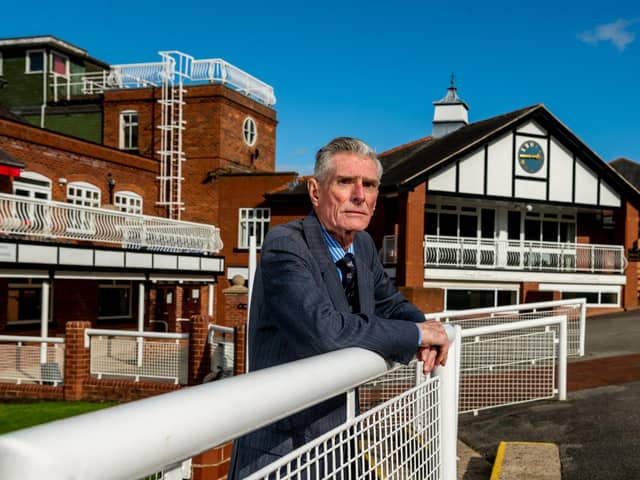 Pontefract Racecourse managing director Norman Gundill is pictured at the track, which is looking ahead to the new season starting next month. Picture: James Hardisty
