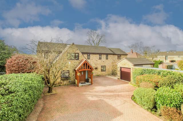 The attractive front view of the Ackworth property, that has countryside views to the rear.