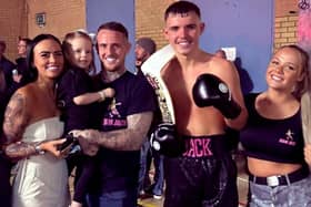 Alverthorpe boxing star Jack Shaw with his family that are supporting him all the way.