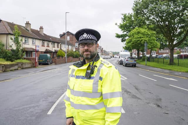 Inspector Andrew Dickinson, leader of the Wakefield West Neighbourhood Policing Team.