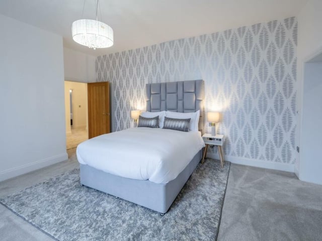 The residence boasts five opulent high-specification bedroom suites, each designed with its own private en-suite facilities.