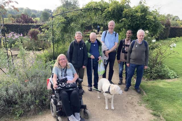 Open Country enjoying another accessible spring garden outing