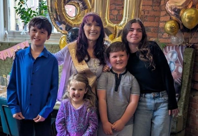 Adele Frances wrote: "To one of the most beautiful ladies inside and out. A brilliant mother, grandmother to the amazing kids in the photo and someone who was a midwife helping hundreds of women become mothers themselves. Sue Eatwell, we love you and appreciate you. Thank you for being our wonderful mother-in-law and mum."