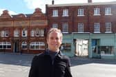 Michiel Brouns at Westgate in Wakefield, where several buildings have been restored using Brouns &amp;
