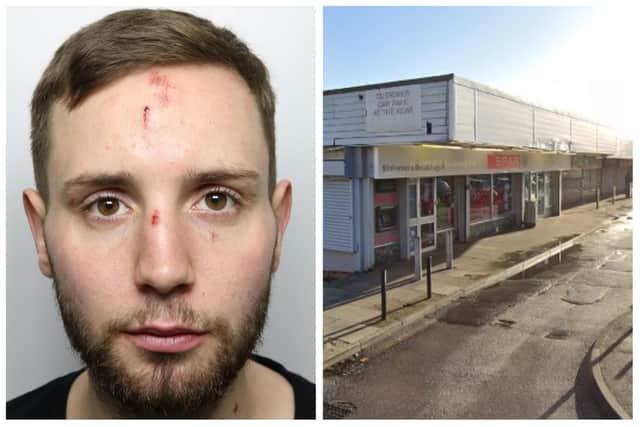Simpson was part of the gang that broke into Spar on Baghill Lane in Pontefract.