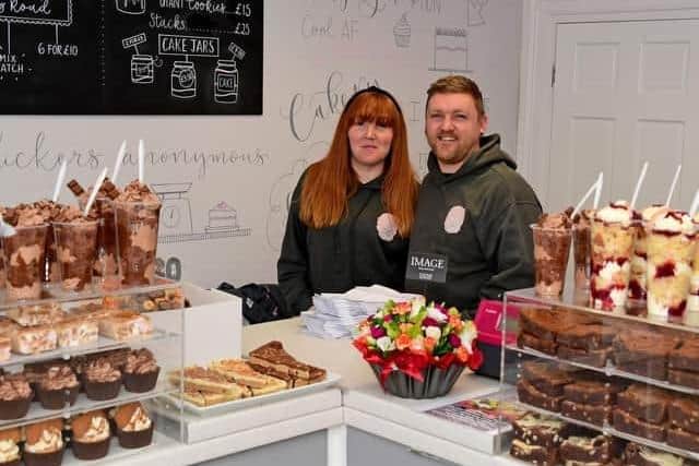 Owners of Cupalicious Cakes Ian and Emma Harrison.